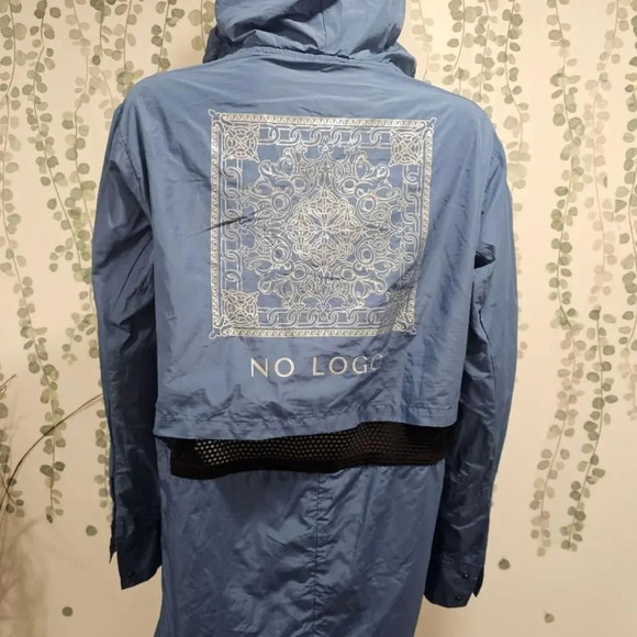 KORAL Eve Rincosa Blue Hooded Rain Jacket Size S - Picture 8 of 12